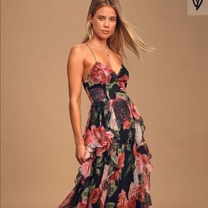 Lulus Floral Formal Dress